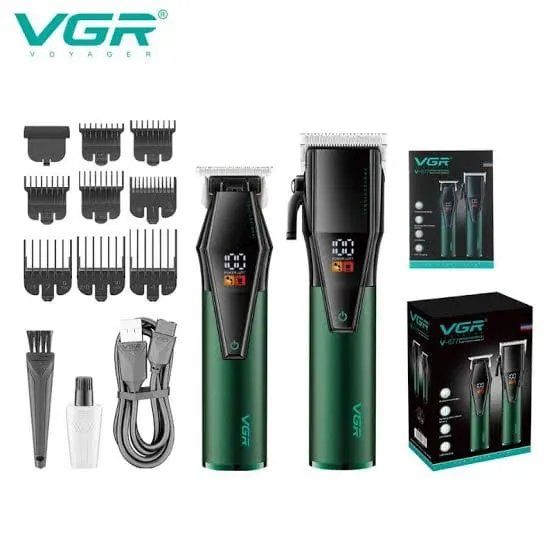 VGR V-671 2-in-1 Hair Clipper & Trimmer Set