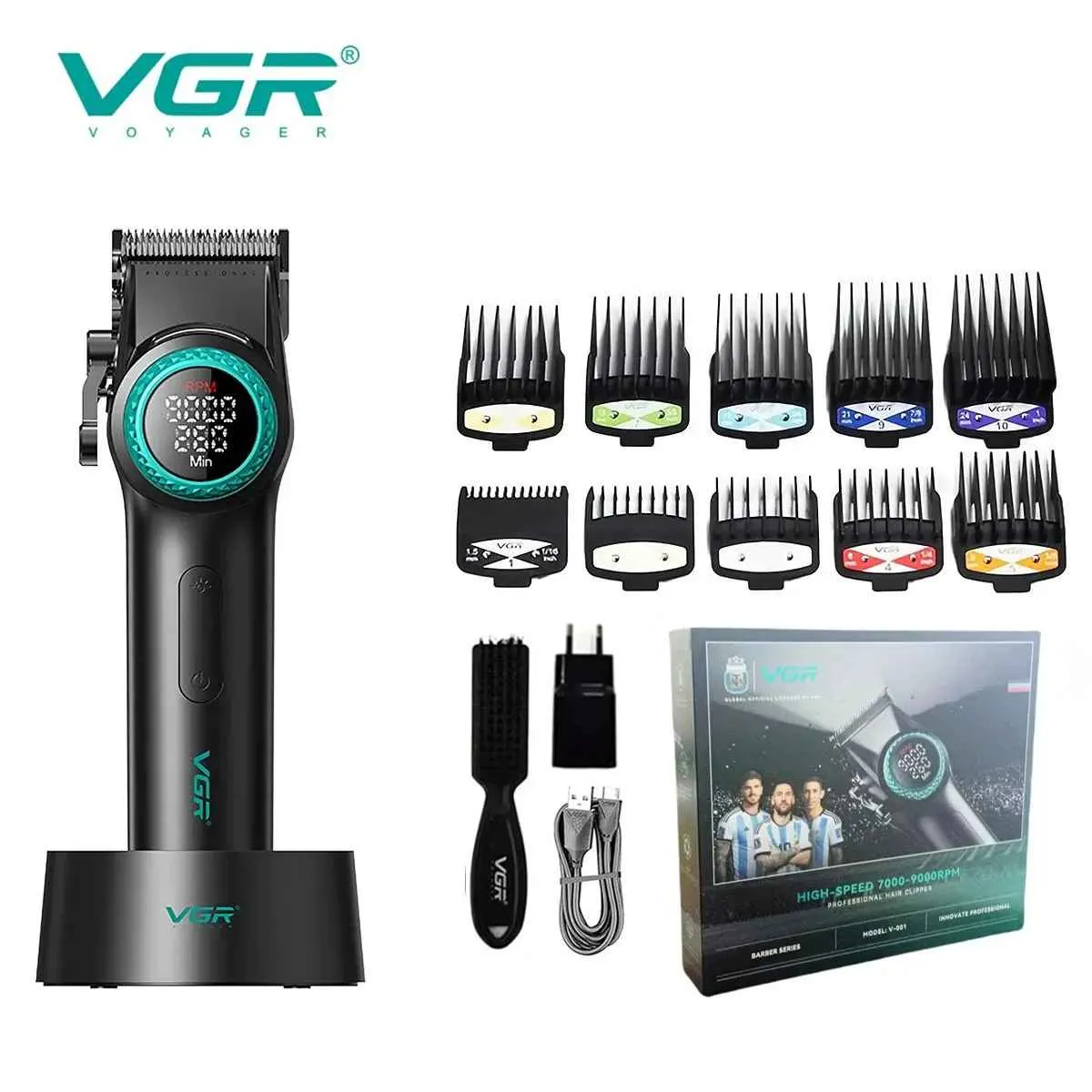 VGR Professional Hair Clipper (High-Speed)