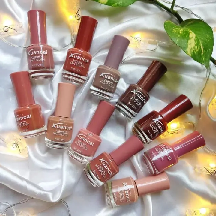 Xuancai Vitamin Nail Polish — 12 Shade Set (20ml each)