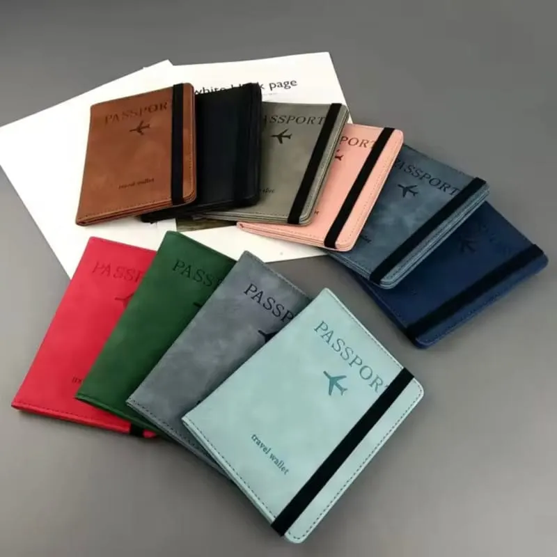 PU Leather Passport Holder & Travel Wallet