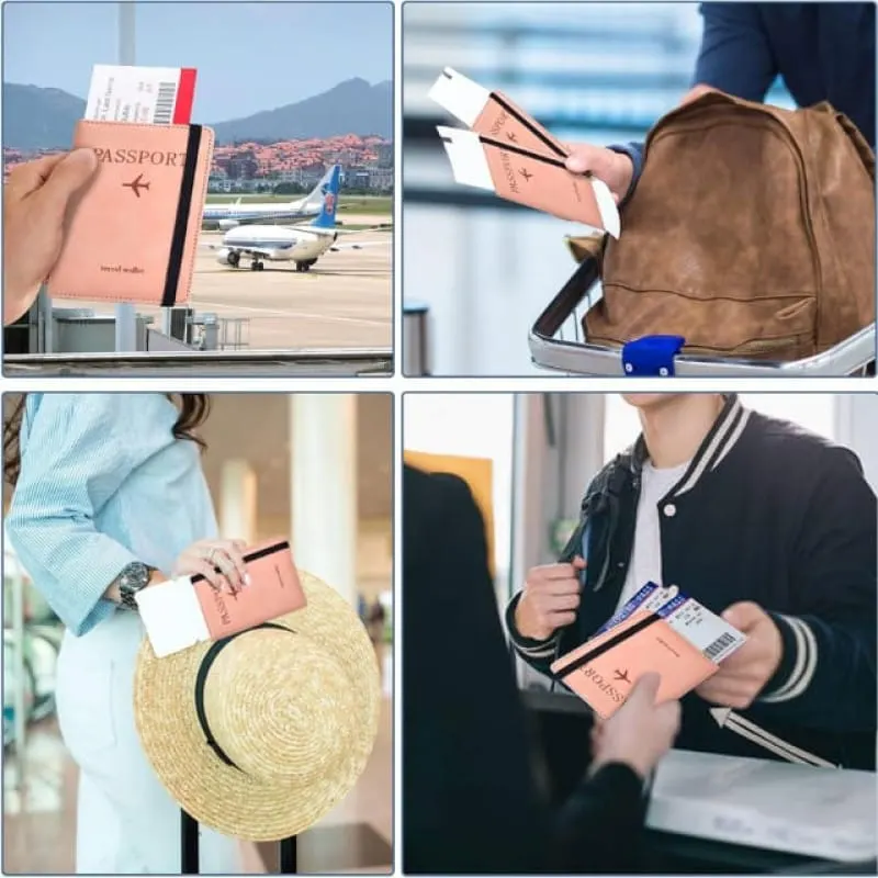 PU Leather Passport Holder & Travel Wallet — view 4
