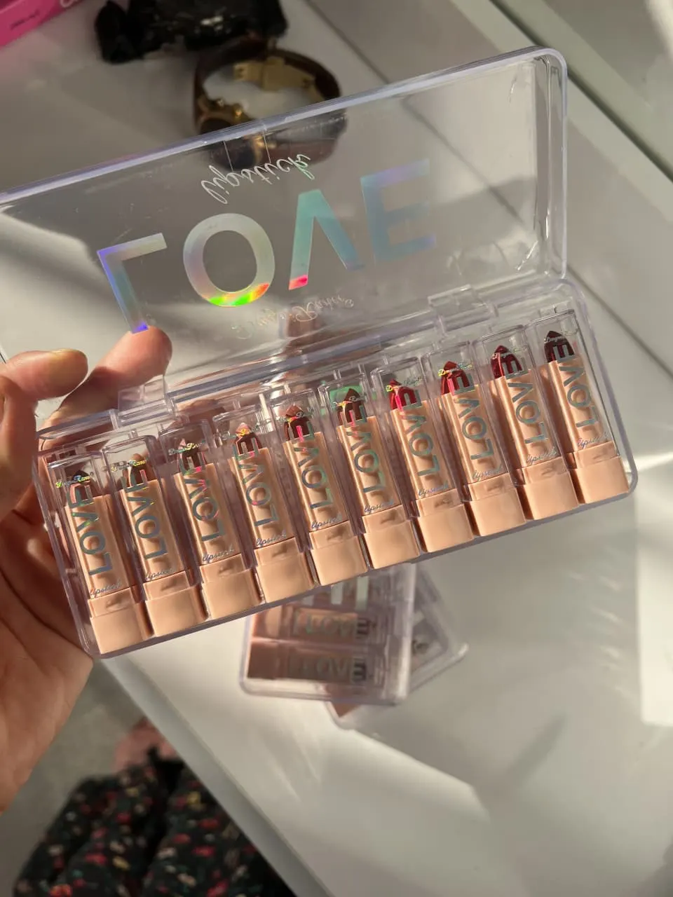 Dragon Ranee L.O.V.E Lipstick Nude & Sharp Shades Mix (Pack of 10)
