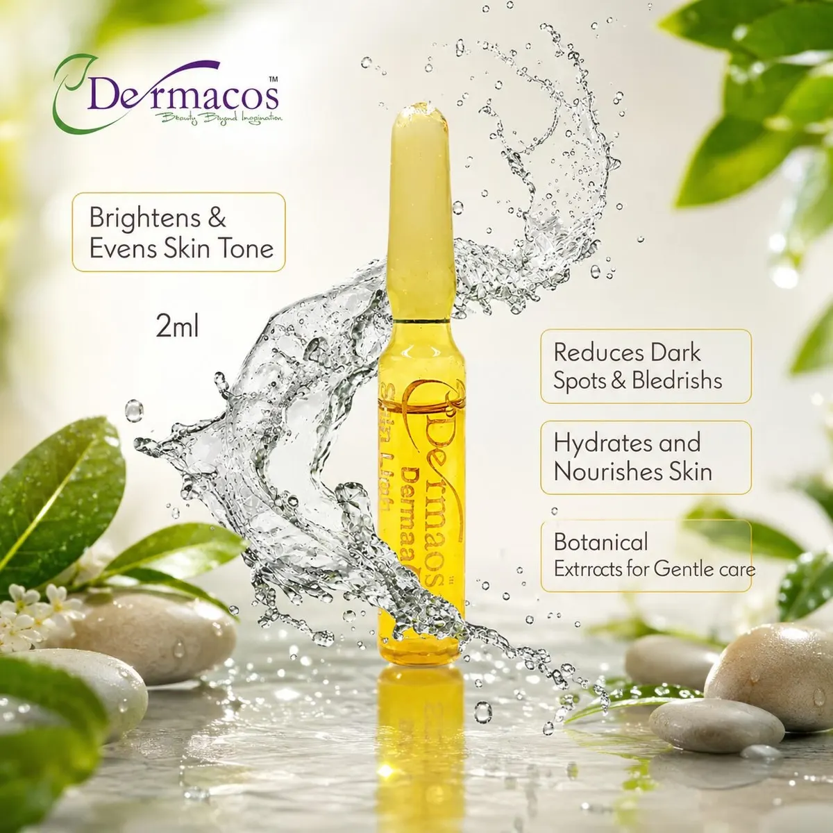 Dermacos Dermafluid Botanical Extracts Skin Lightning Serum (2ml)