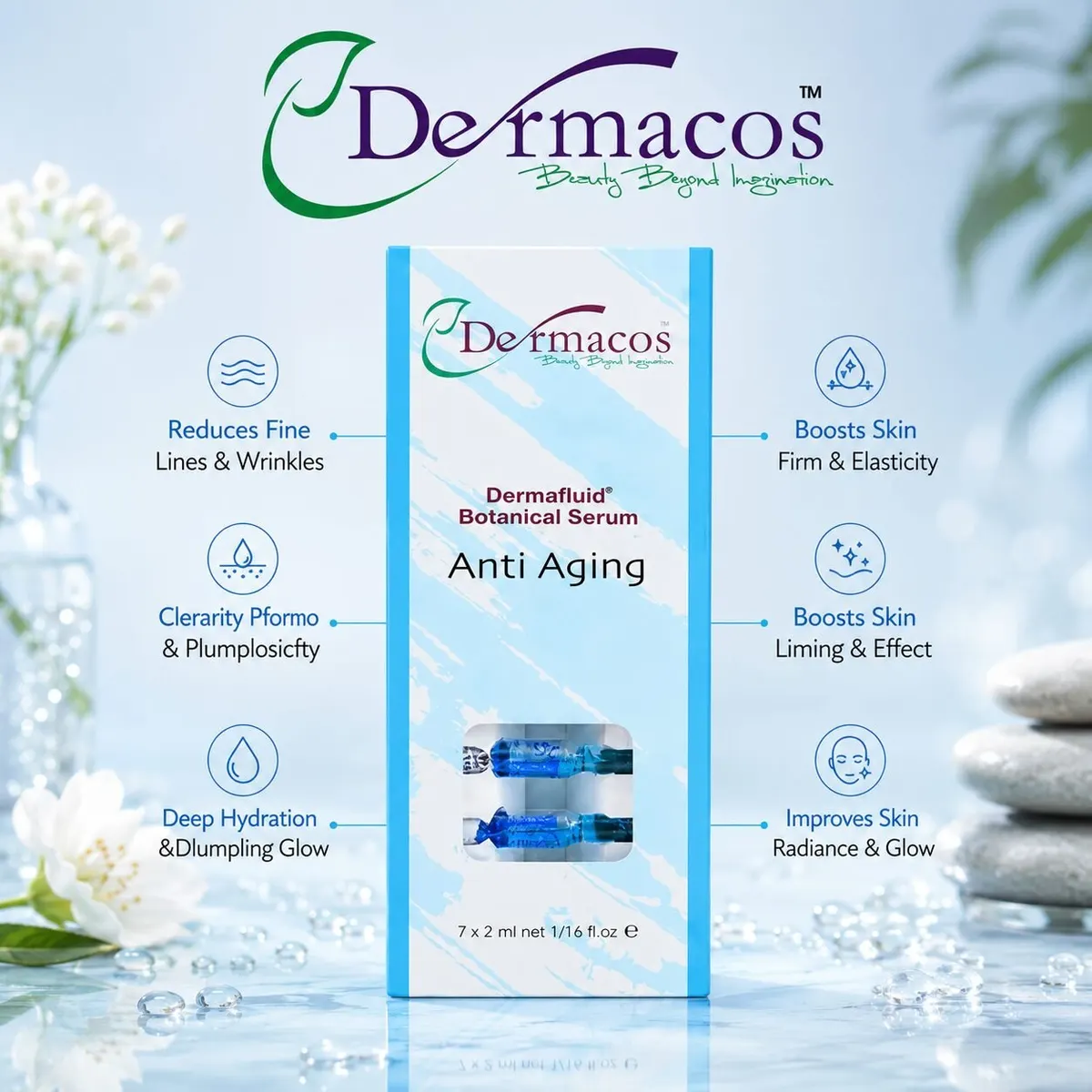 Dermacos Dermapure Anti Aging Ampoule (2ml) Pack of 7