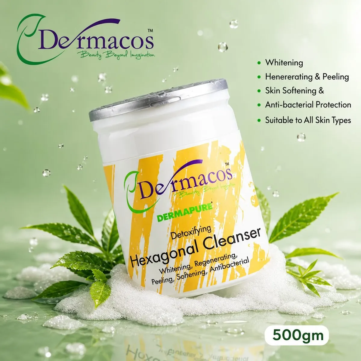 Dermacos Hexagonal Cleanser (500gm)