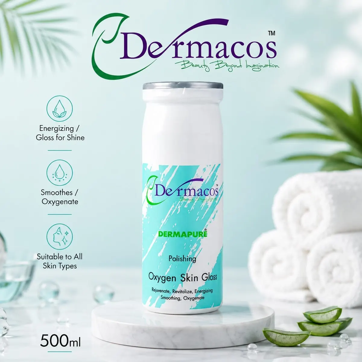 Dermacos Oxygen Skin Gloss (500ml)