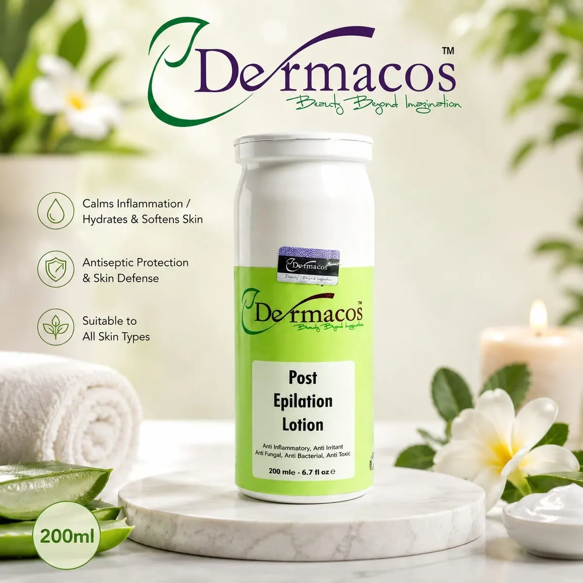 Dermacos Post Epilation Lotion (200ml)