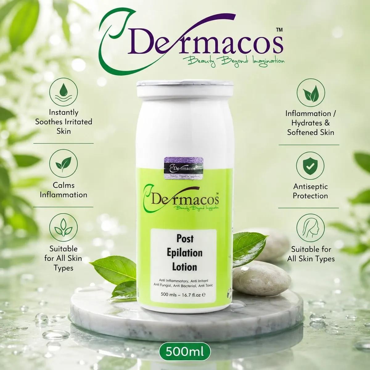 Dermacos Post Epilation Lotion (500ml)