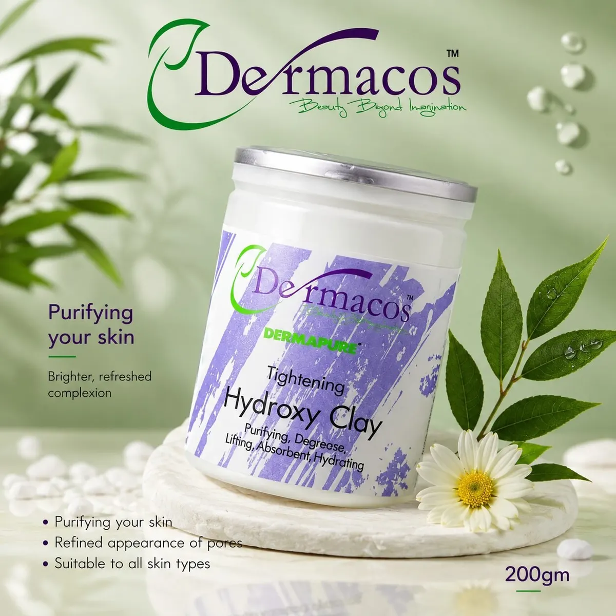 Dermacos Tightening Hydroxy Clay (200gm)