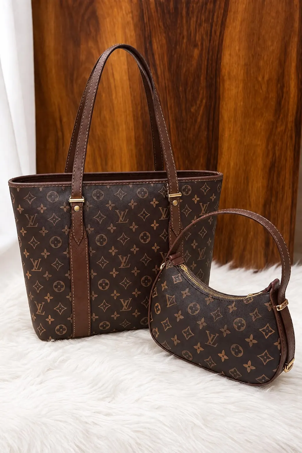 AAA Quality Master Piece Womens Handbag & Crossbody Combo Deal — view 3