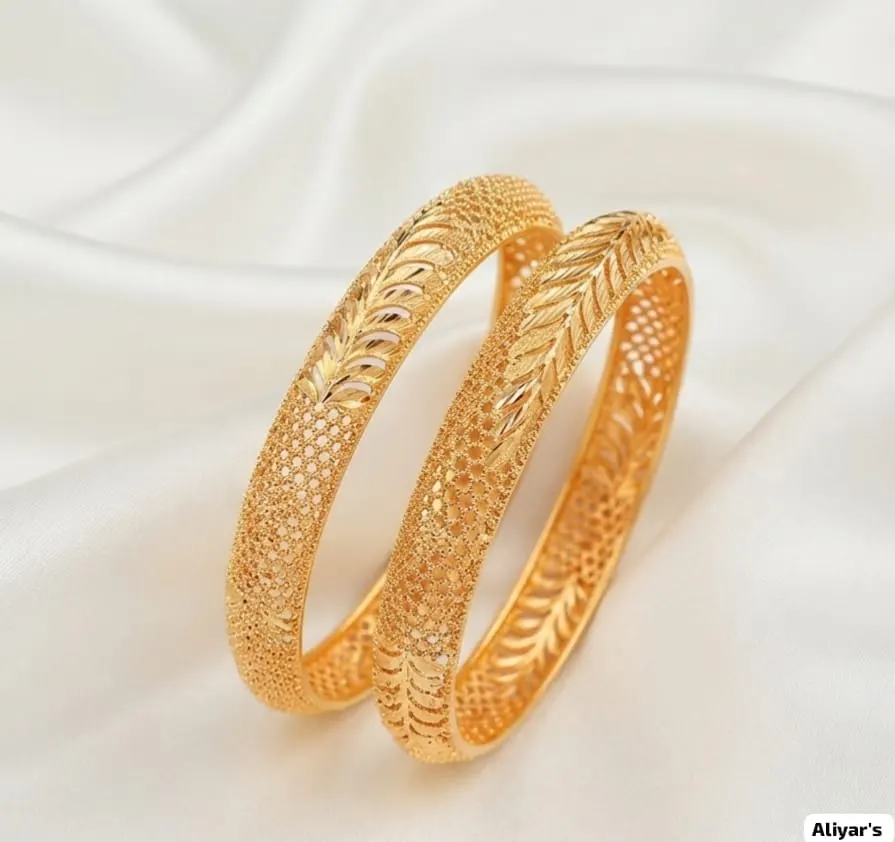 Printed 2 Pieces Gold Plated Kary