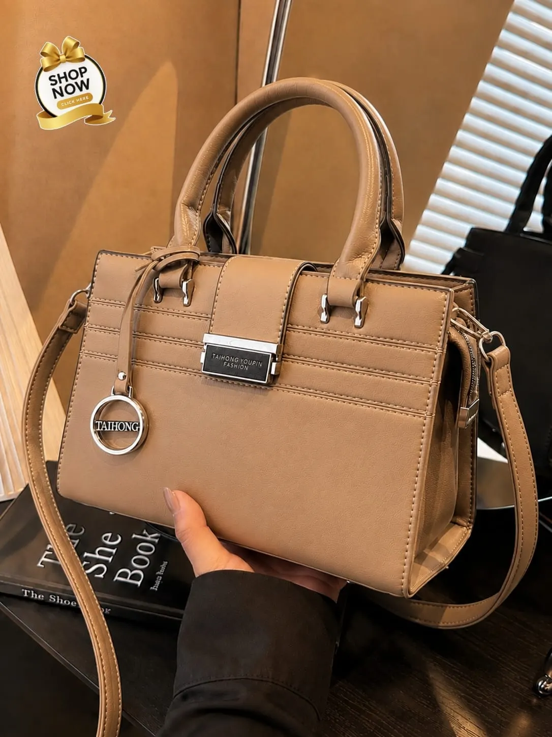 Taihong Branded Shoulder Bag for Girls — view 4