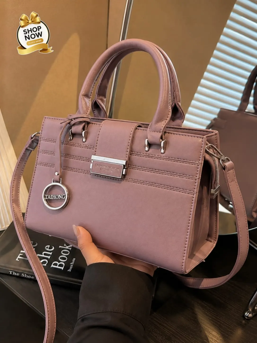 Taihong Branded Shoulder Bag for Girls — view 5