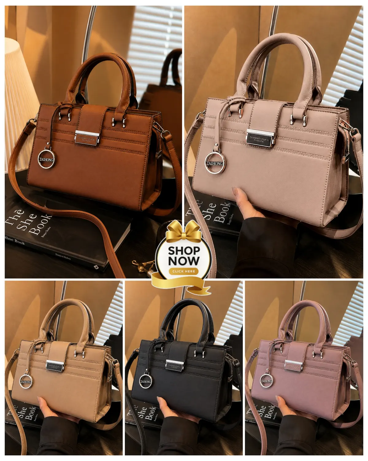 Taihong Branded Shoulder Bag for Girls — view 8