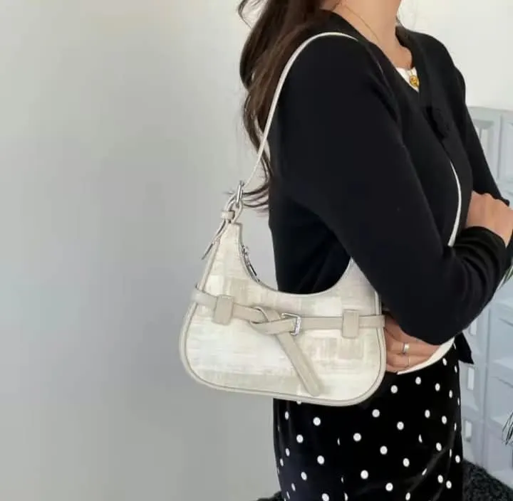Imported Bag with Dust Bag & Cherry Keychain — view 6