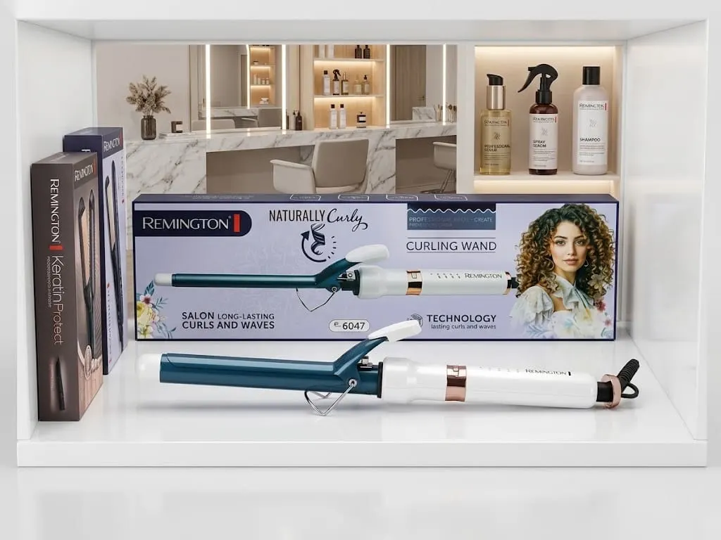 Remington Naturally Curly Curling Wand – Teal