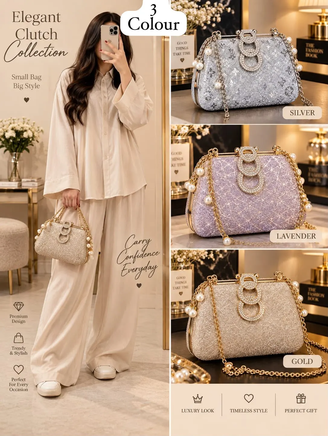 Beautiful Hand Clutch for Girls