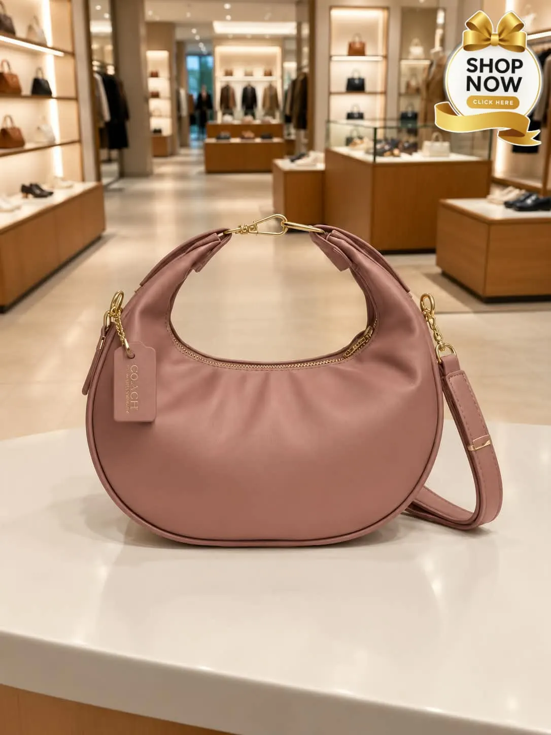 Coach Half Moon Cross Body Bag for Girls