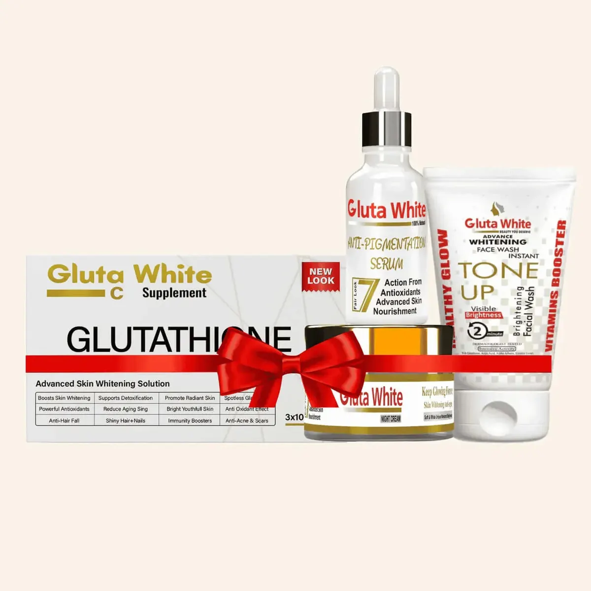 Gluta White Complete Skin Care Bundle