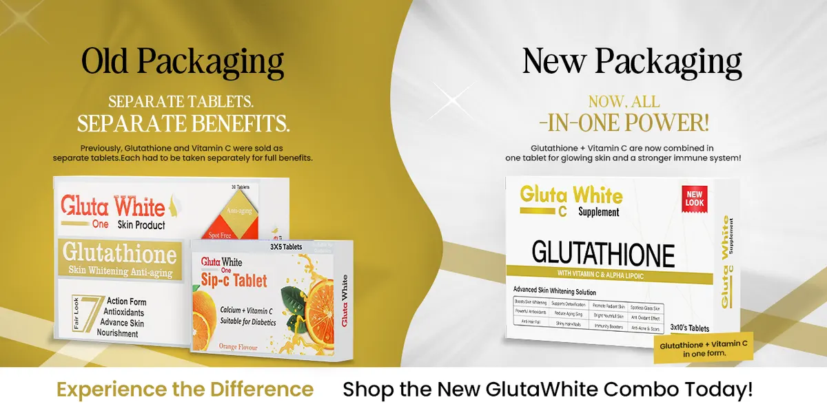 Gluta White Glutathione + Vitamin C Capsules (2 Months Course) — view 3