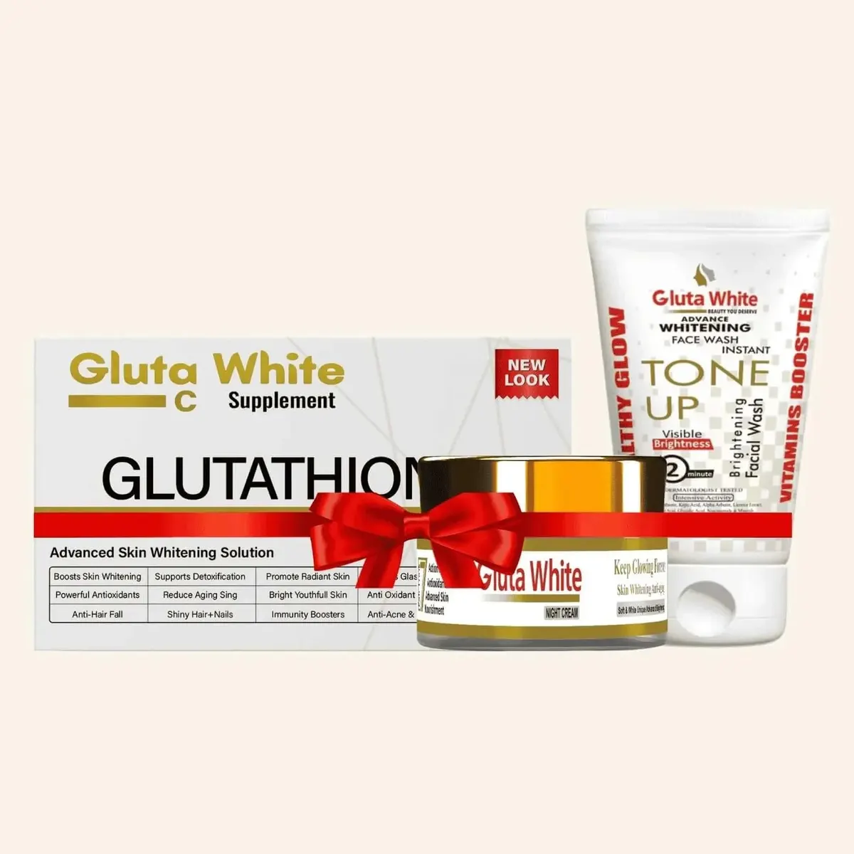 Gluta White Skin Whitening Bundle