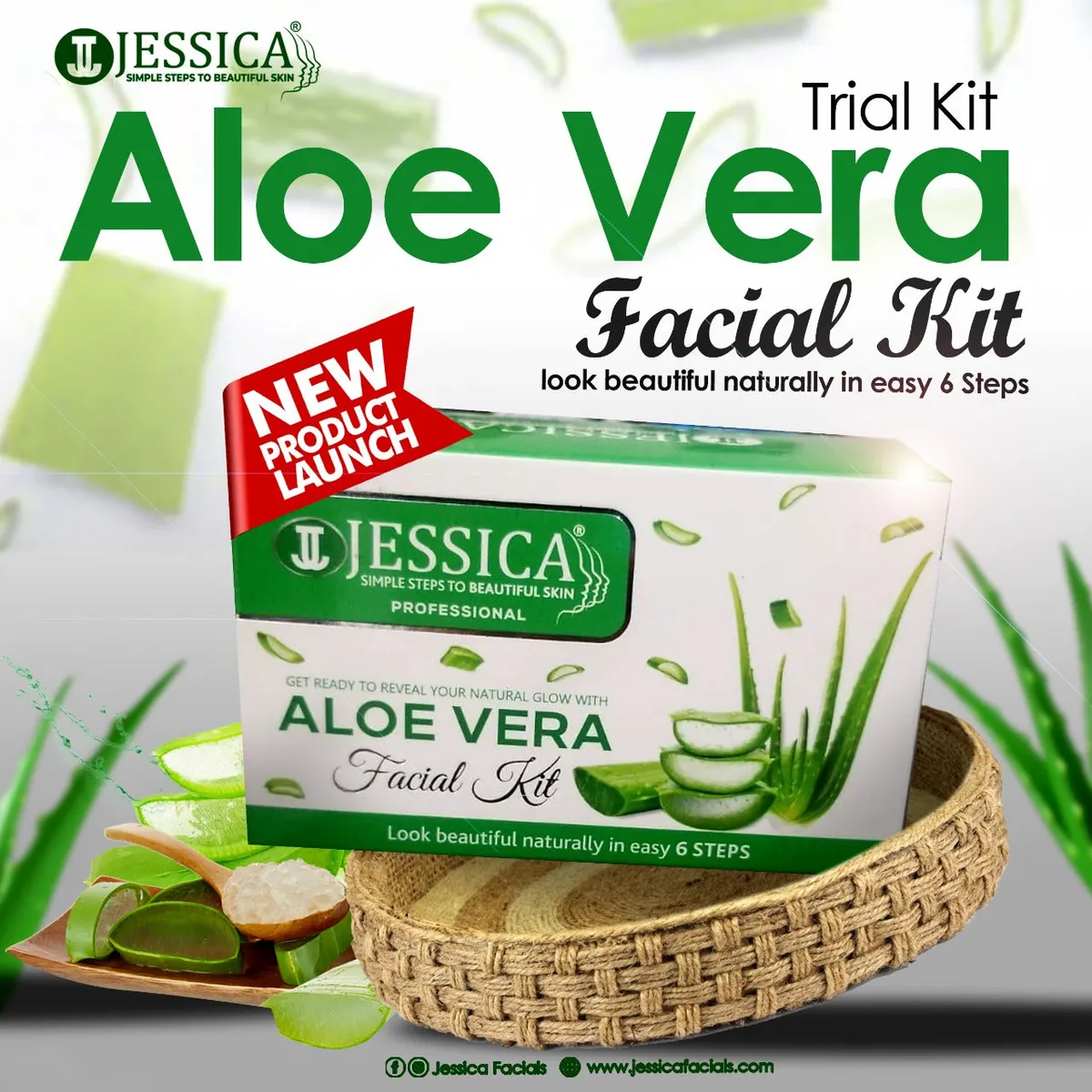 Aloe Vera Facial Trial Pack [6 STEPS]