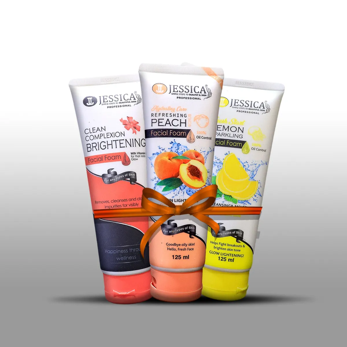 Brightening, Peach & Lemon Facial Foam Trio (Pack of 3)