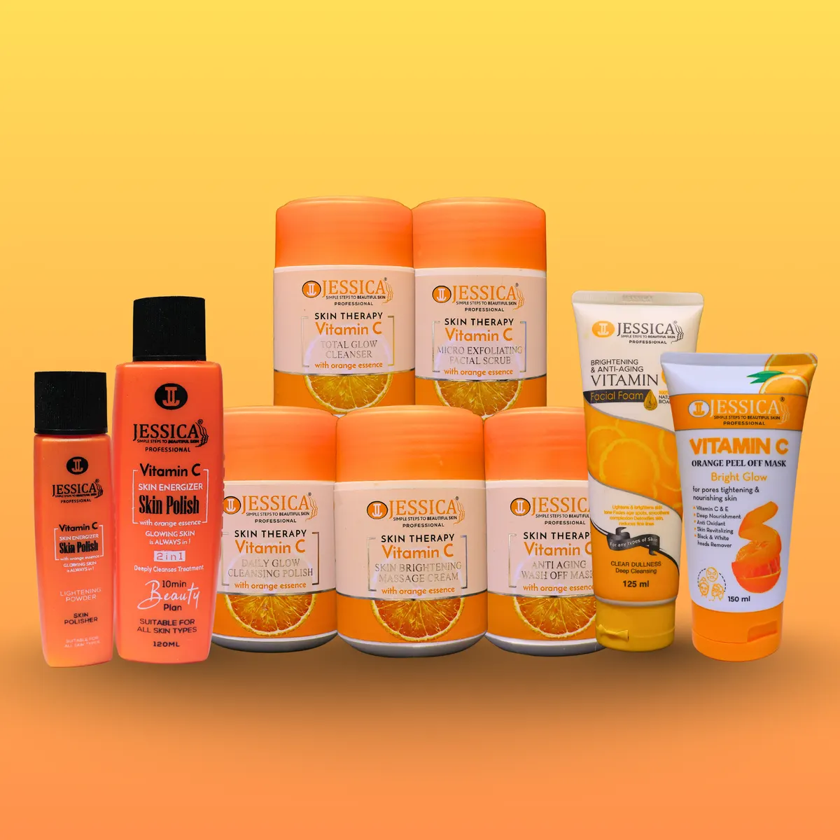 Vitamin C Therapy Pack of 4 (5-Step Facial Kit)